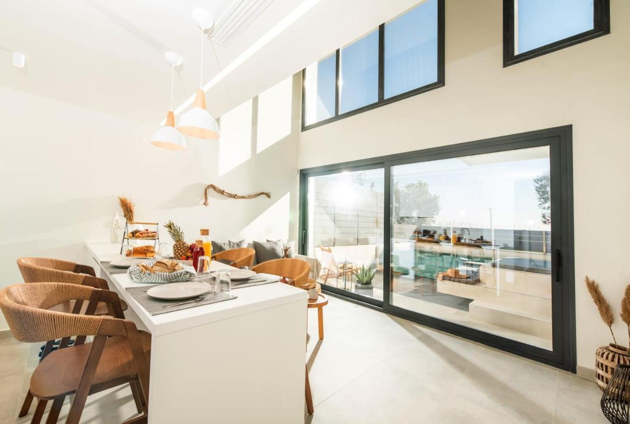 Serene Villas Halkidiki - Cfront Private Pool 尼亚伊拉克利亚 外观 照片
