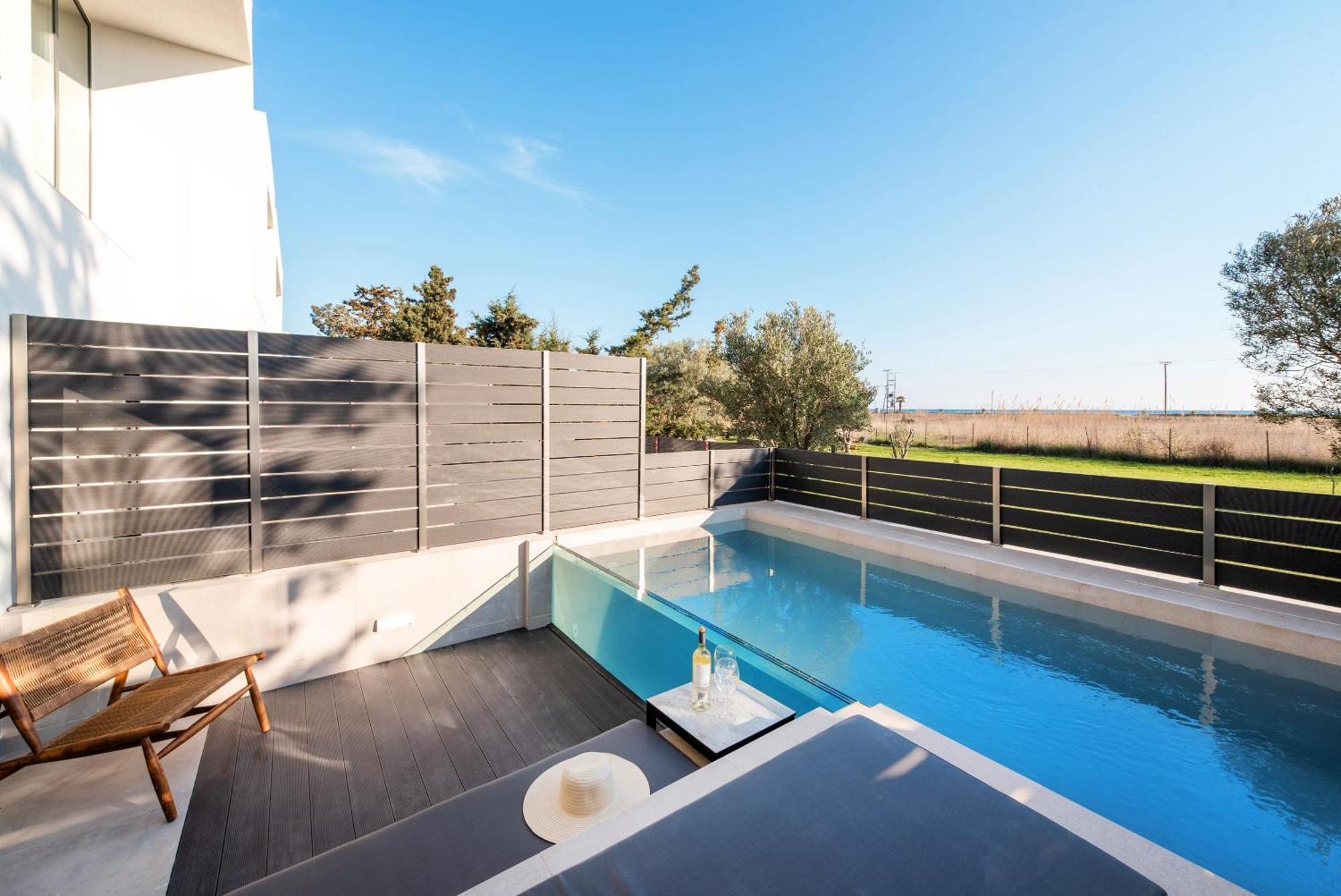 Serene Villas Halkidiki - Cfront Private Pool 尼亚伊拉克利亚 外观 照片