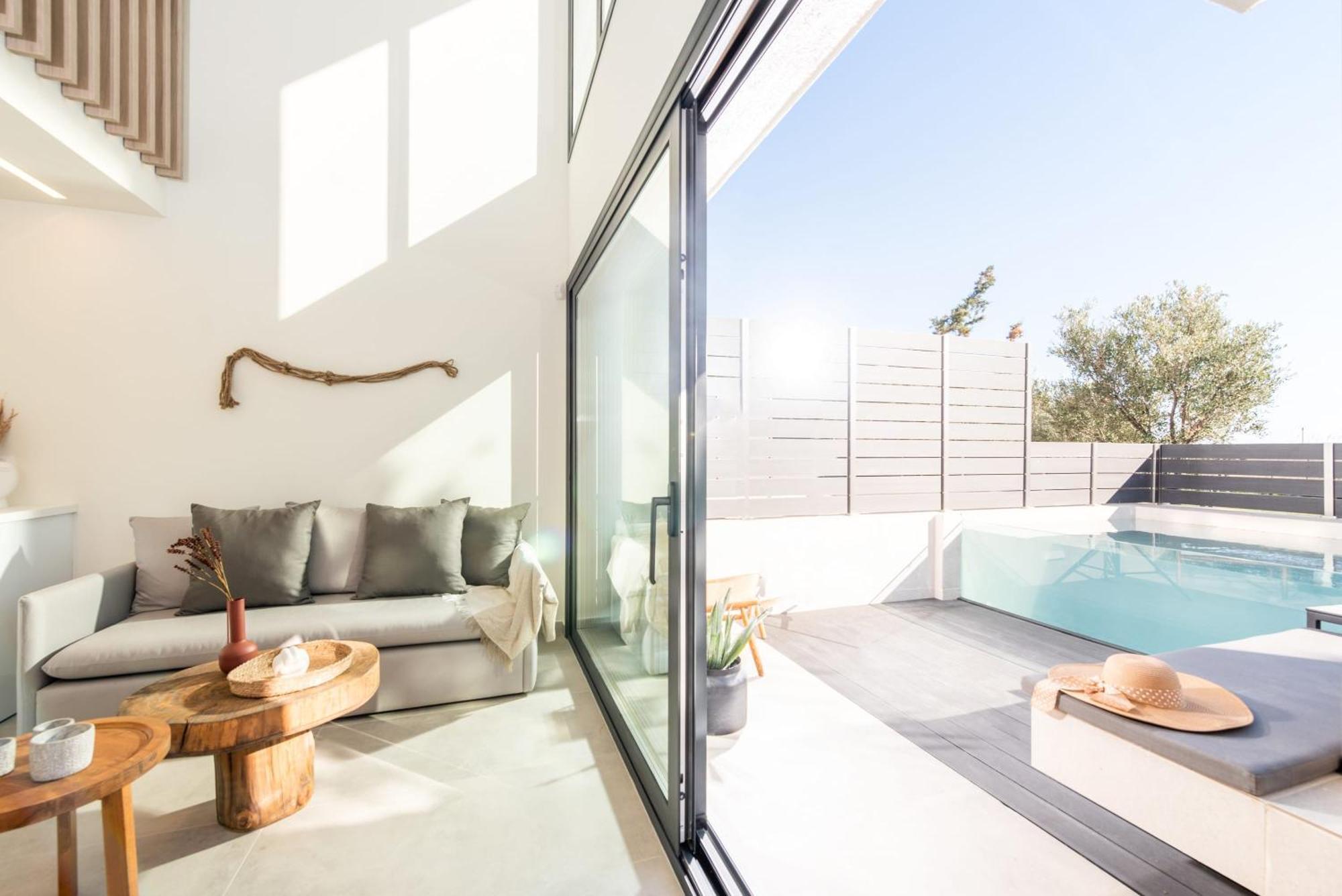 Serene Villas Halkidiki - Cfront Private Pool 尼亚伊拉克利亚 外观 照片